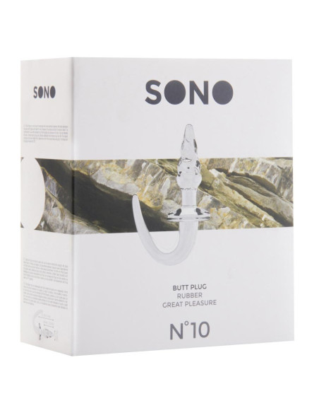 No.10 - Butt Plug - 4 Inch - Transparent acquista online su Porky's Store