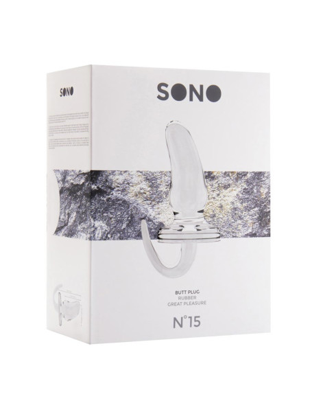 No.15 - Butt Plug - 6 Inch - Transparent acquista online su Porky's Store