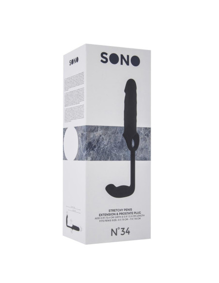 No.34 - Stretchy Penis Exten and Plug - acquista online su Porky's Store