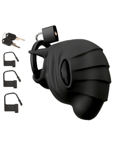 Black velvets Cock & Ball cage