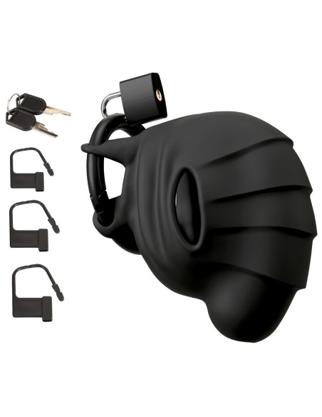 Black velvets Cock & Ball cage