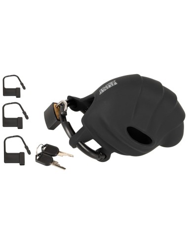Black velvets Cock & Ball cage
