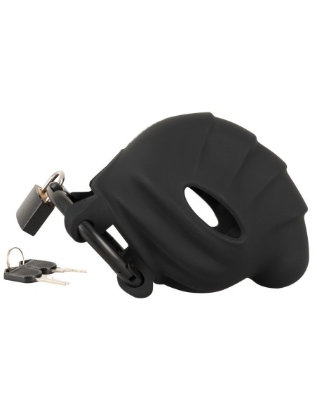 Black velvets Cock & Ball cage