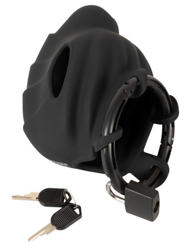 Black velvets Cock & Ball cage