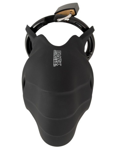 Black velvets Cock & Ball cage