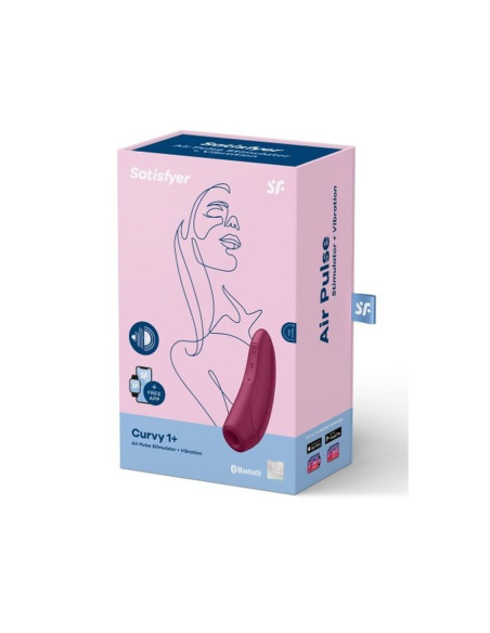 SATISFYER CURVY 1+ BORDEAUX acquista online su Porky's Store