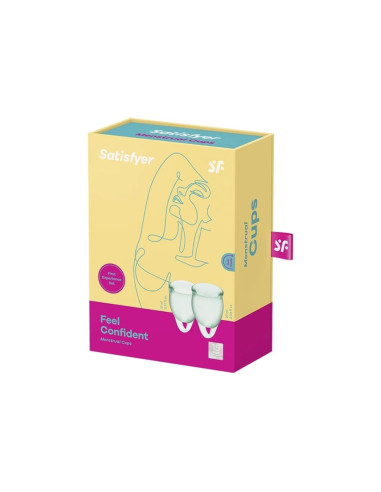 MENSTRUAL CUP FEEL CONFIDENT GREEN acquista online su Porky's Store
