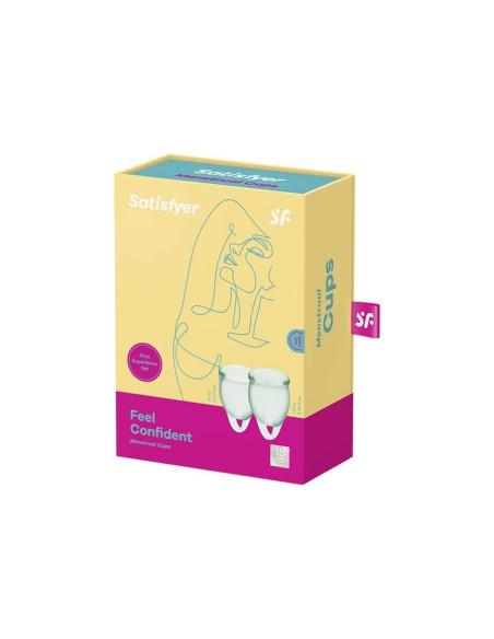 MENSTRUAL CUP FEEL CONFIDENT GREEN acquista online su Porky's Store