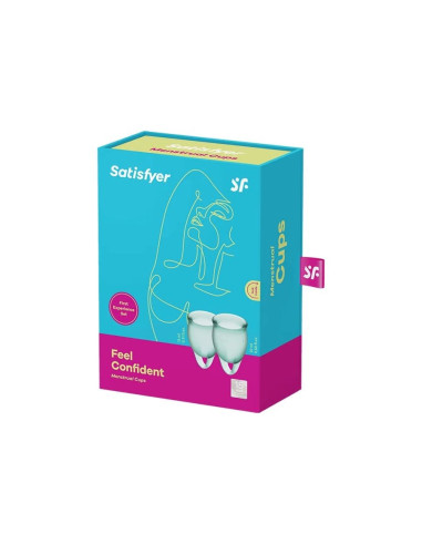 MENSTRUAL CUP FEEL CONFIDENT DARK GREEN acquista online su Porky's Store