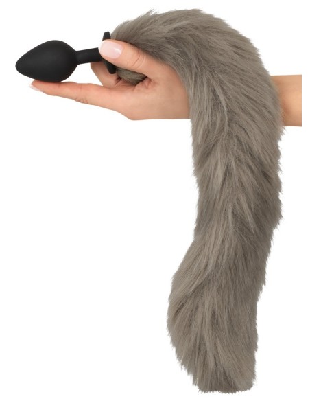 Fluffy Tail Grey
