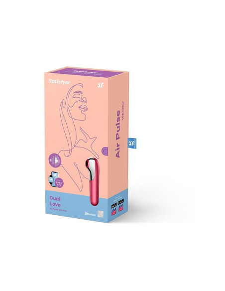 SATISFYER DUAL LOVE -Rosso acquista online su Porky's Store