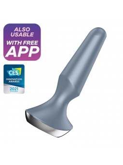 SATISFYER PLUG ILICIOUS 2 GRAY