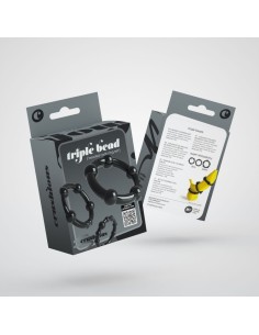 SET DI ANELLI PER IL PENE NERI TRIPLE 2