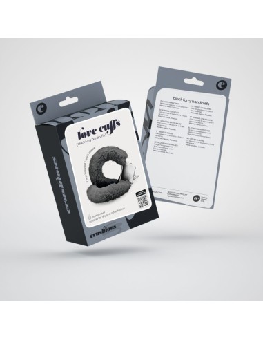 POLSINI IN PELUCHE LOVE CUFFS NERI CRUSH