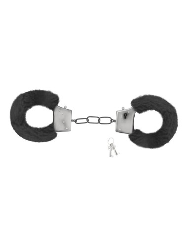 POLSINI IN PELUCHE LOVE CUFFS NERI CRUSH