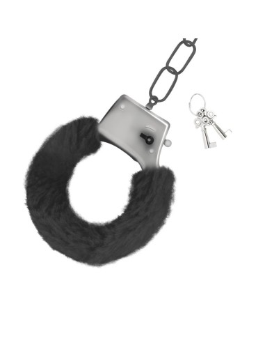 POLSINI IN PELUCHE LOVE CUFFS NERI CRUSH