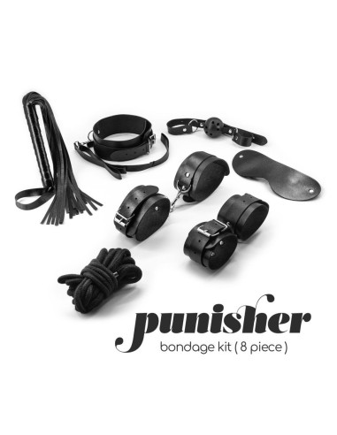KIT BONDAGE PUNISHER CON 8 PEZZI CRUSHIO