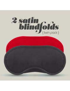 2 BENDE DI RASO NERE E ROSSE CRUSHIOUS