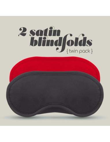 2 BENDE DI RASO NERE E ROSSE CRUSHIOUS