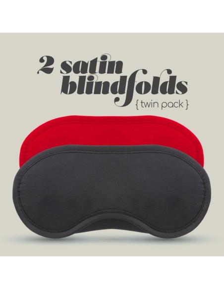 2 BENDE DI RASO NERE E ROSSE CRUSHIOUS