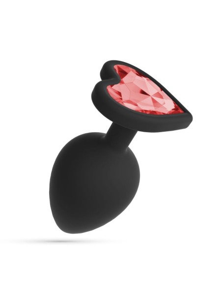 CUORE PLUG ANALE MEDIO CON 4 GIOIELLI