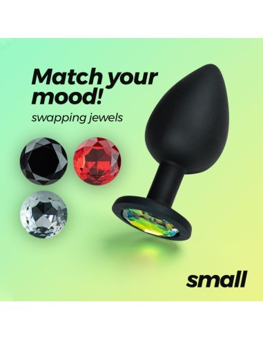 CAMILEO PLUG ANALE PICCOLO CON 4 GIOIELL