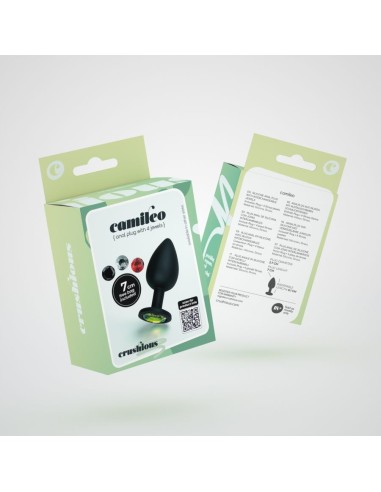 CAMILEO PLUG ANALE PICCOLO CON 4 GIOIELL