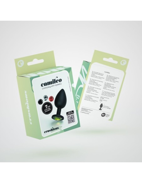 CAMILEO PLUG ANALE PICCOLO CON 4 GIOIELL