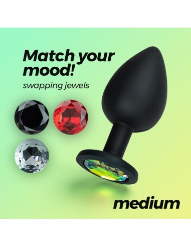 CAMILEO PLUG ANALE MEDIO CON 4 GIOIELLI