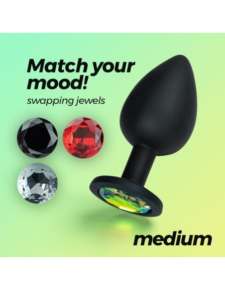 CAMILEO PLUG ANALE MEDIO CON 4 GIOIELLI