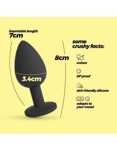 CAMILEO PLUG ANALE MEDIO CON 4 GIOIELLI