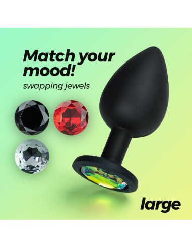 CAMILEO PLUG ANALE GRANDE CON 4 GIOIELLI