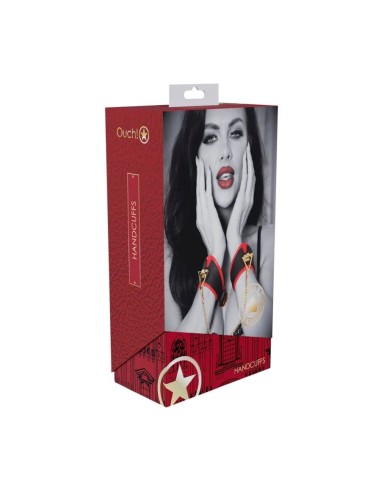 Milan Collection - Handcuffs - Black/Red