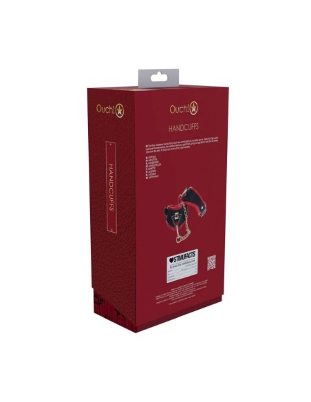 Milan Collection - Handcuffs - Black/Red