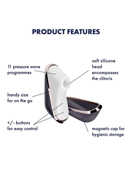 SATISFYER TRAVELER -Air Pulse Stimulato acquista online su Porky's Store