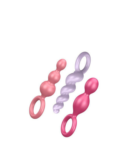 SATISFYER PLUGS SET - 3 pezzi MULTICOLOR acquista online su Porky's Store