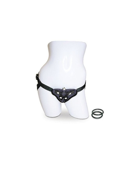 Vibrating Harness - Black acquista online su Porky's Store