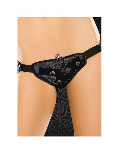 Vibrating Harness - Black acquista online su Porky's Store