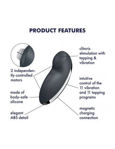 SATISFYER Tap & Climax 2 -Grey