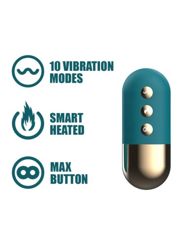 07 MASSAGE VIBRATOR -EGG GREEN