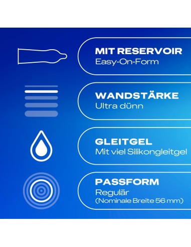 Durex Hautnah Extra Feucht x10