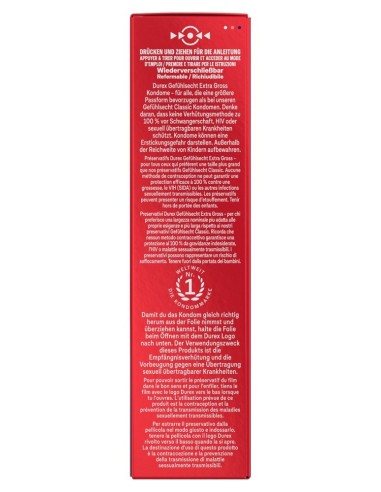 Durex Gefühlsecht Extra Groß10