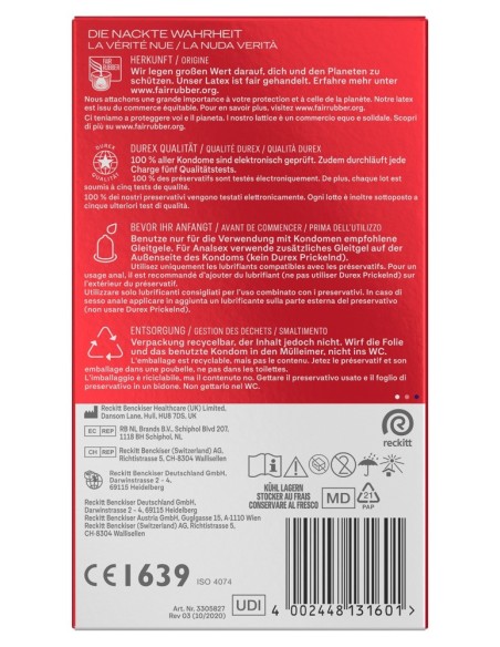 Durex Gefühlsecht Extra Groß10