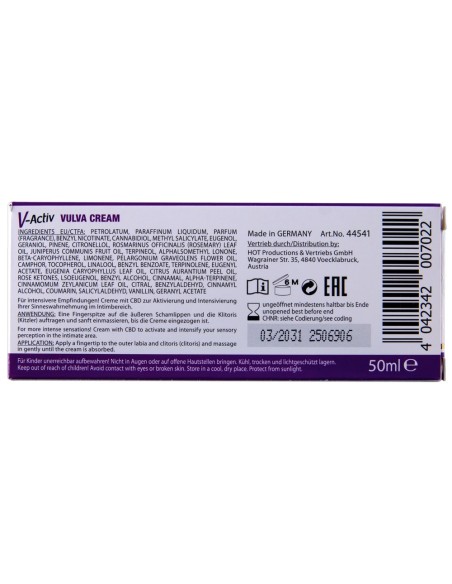 V-Activ Vulva Cream CBD 50 ml