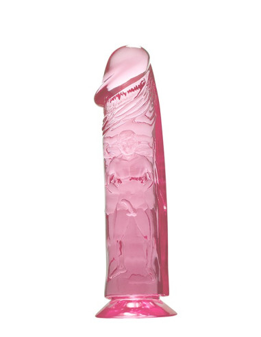 QUARTZ ROSY 8INCH PVC DONG PINK acquista online su Porky's Store