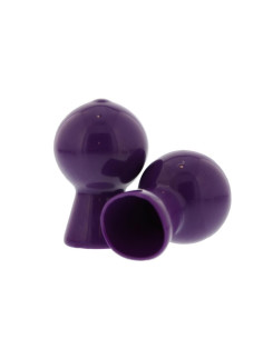 NIPPLE SUCKER PAIR IN SHINY PURPLE acquista online su Porky's Store 2