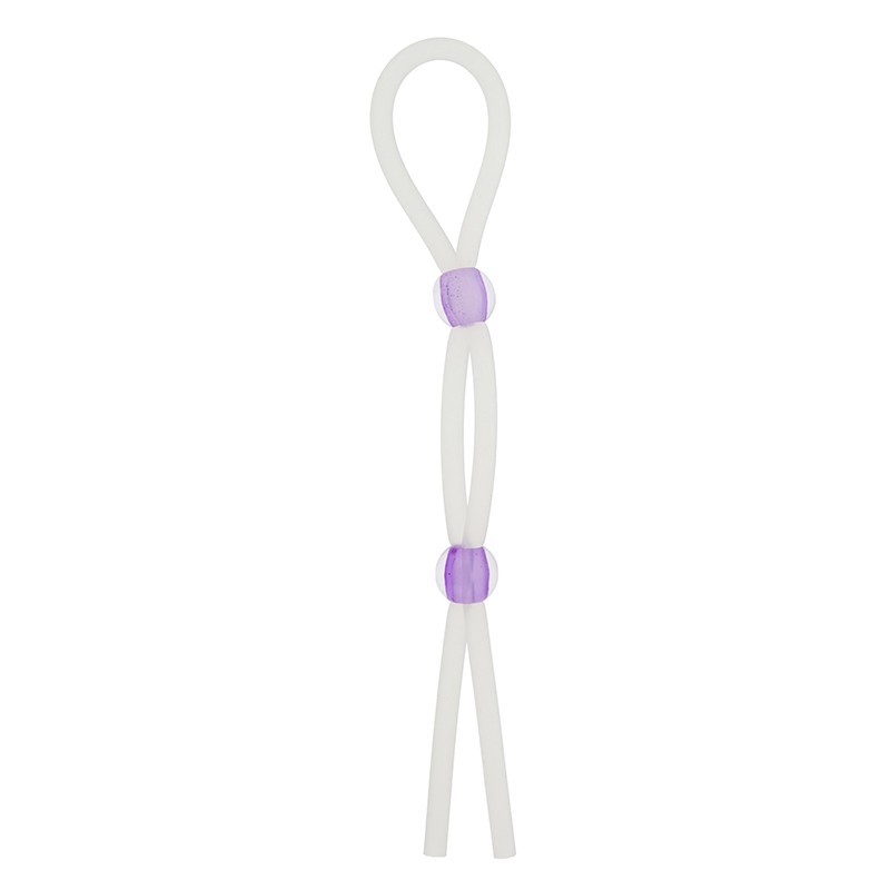 SILICONE LASSO COCK RING DUAL BEADS acquista online su Porky's Store
