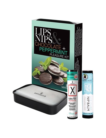SENSUVA LIPS AND NIPS PLEASURE KIT CHOCO