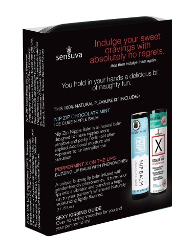 SENSUVA LIPS AND NIPS PLEASURE KIT CHOCO