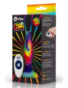 B-VIBE PEACE AND LOVE TIE DYE RIMMING PL 2
